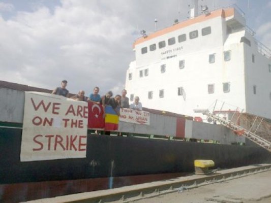 ITF va acţiona în instanţă armatorul navei Kusva 1 dacă nu plăteşte salariile marinarilor